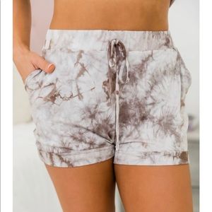 Pink Lily  Boutique Tie Dye Lounge Short